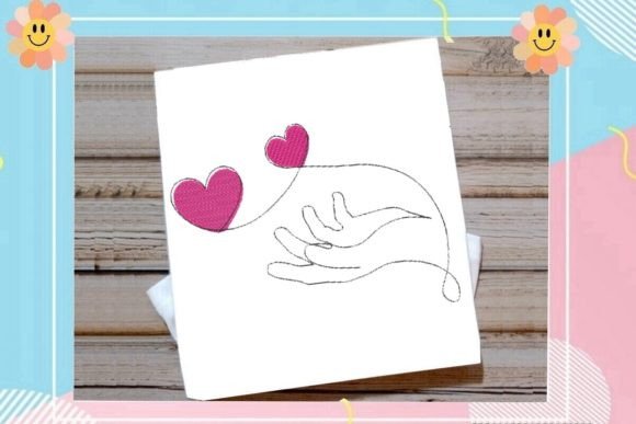 Beautiful Heart Design 12: A Symbolic Embroidery for Meaningful Products