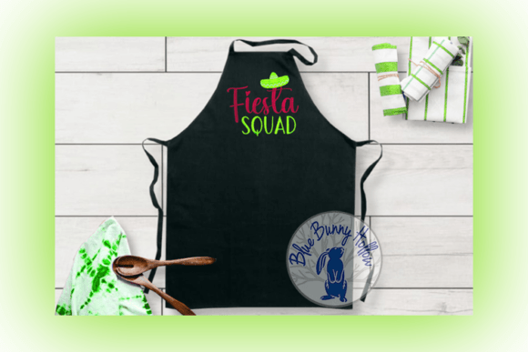 Fiesta Squad: A Lively Embroidery Design for Celebratory Personalized Gifts