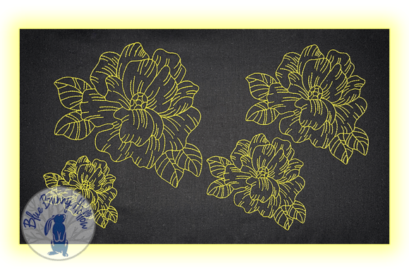 Flower Yellow: A Fresh Embroidery Design for Boutique Sweatshirts