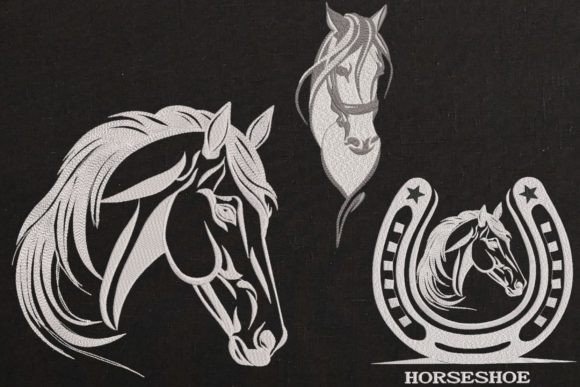 Horse Head and Horseshoe Embroidery Design Review