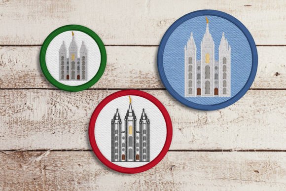 LDS Salt Lake Temple ITH Round Patch Review for Etsy Sellers