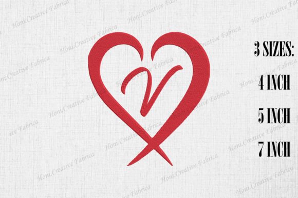Letter V with Heart Valentine s Day: A Designer’s Review