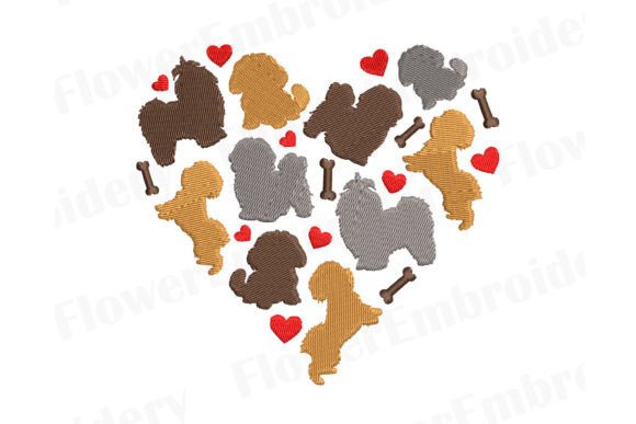 Shih Tzu Dog Embroidery Design: A Craft Fair Favorite?